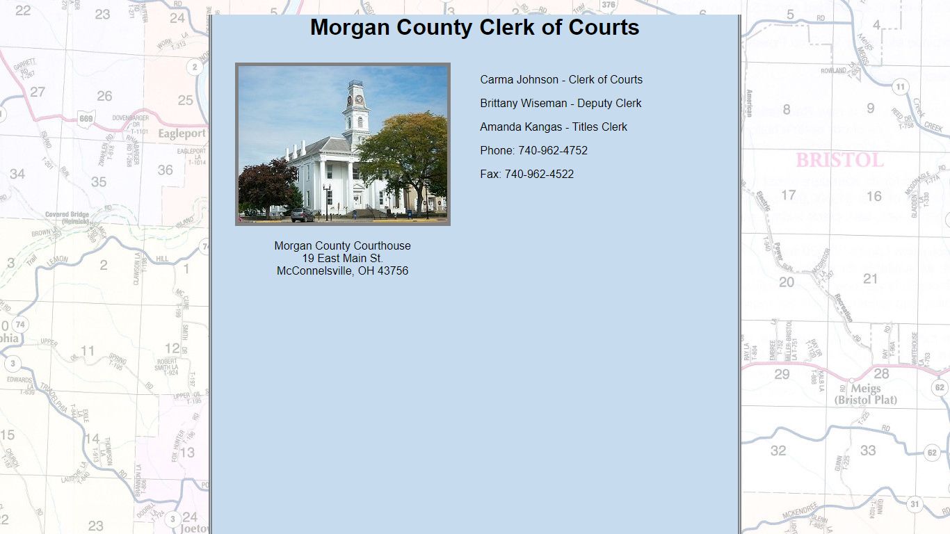 Morgan County Clerk of Courts